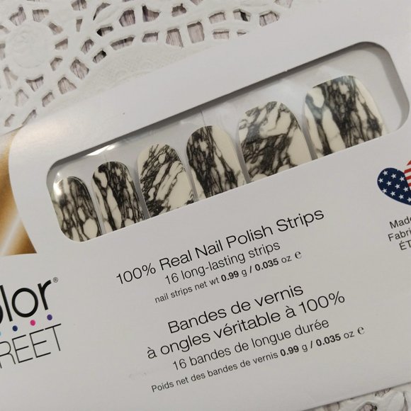 Color Street 100% Nail Polish Strips Mystic Marble RETIRED Rare Find - Picture 2 of 7